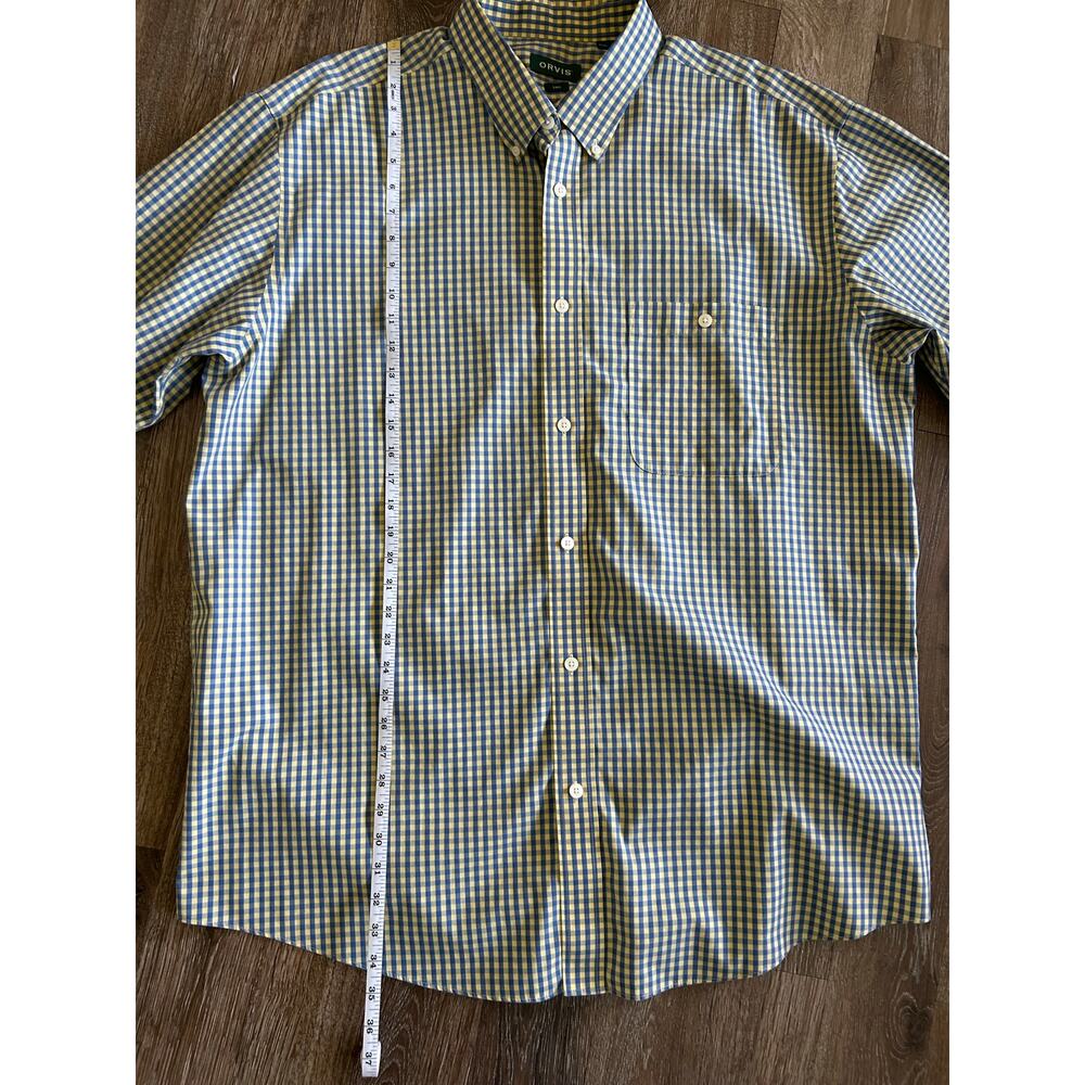 Orvis men’s tall XXL short sleeve casual button-down - Picture 3 of 8